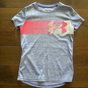 Under Armour pink and purple Short Sleeve Tee